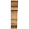 Ekena Millwork Balboa Traditional Rough Sawn Bracket, Western Red Cedar, 6"W x 18"D x 26"H BKT06X18X26BOA01RWR - alternate 3